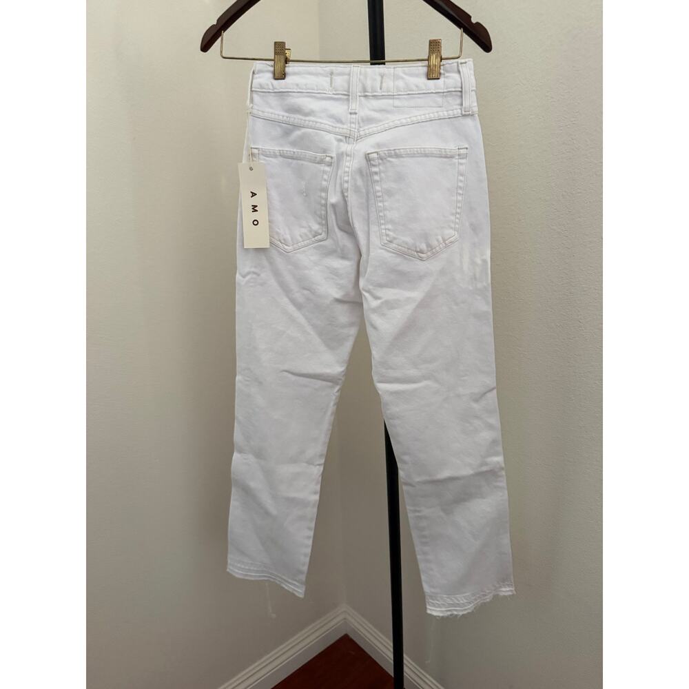 New AMO chloe crop straight leg ankle jeans size 25 $280 - Picture 5 of 5